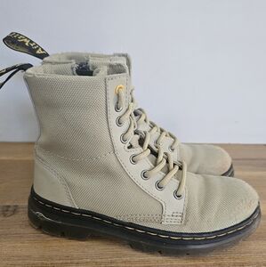 DR. MARTENS Combs Lace Up, Side Zip Little Kids Combat Boots